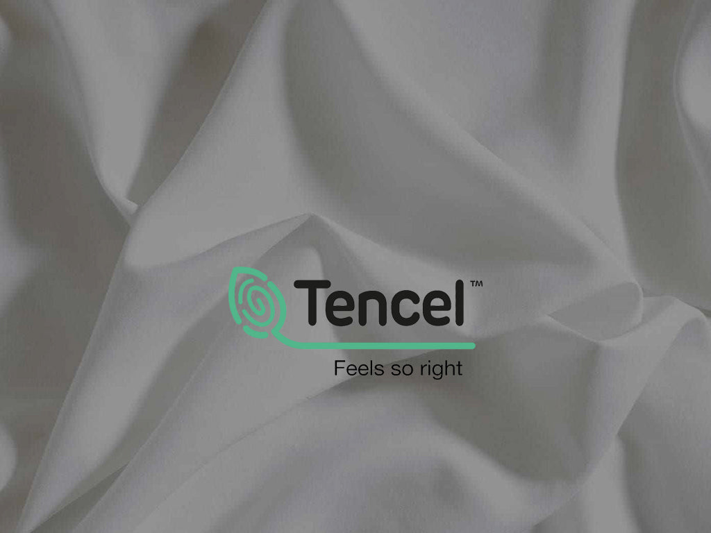 Close-up of breathable Tencel fabric used in a mattress cover