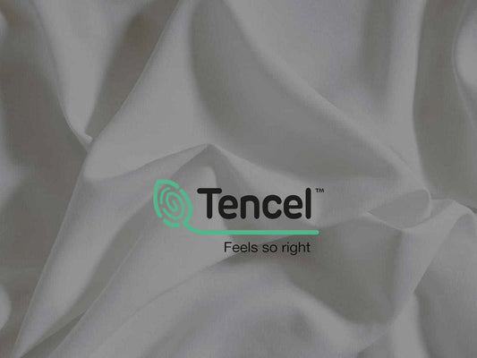 Close-up of breathable Tencel fabric used in a mattress cover